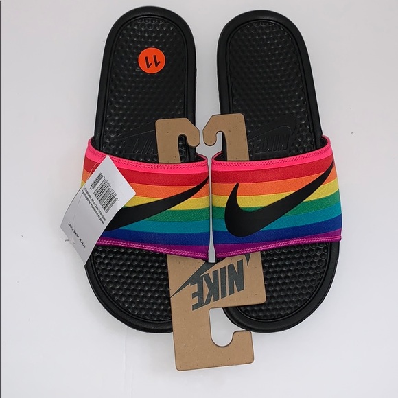 Nike Other - Nike BENASSI JDI BETRUE Pride Slide - Men SZ 11